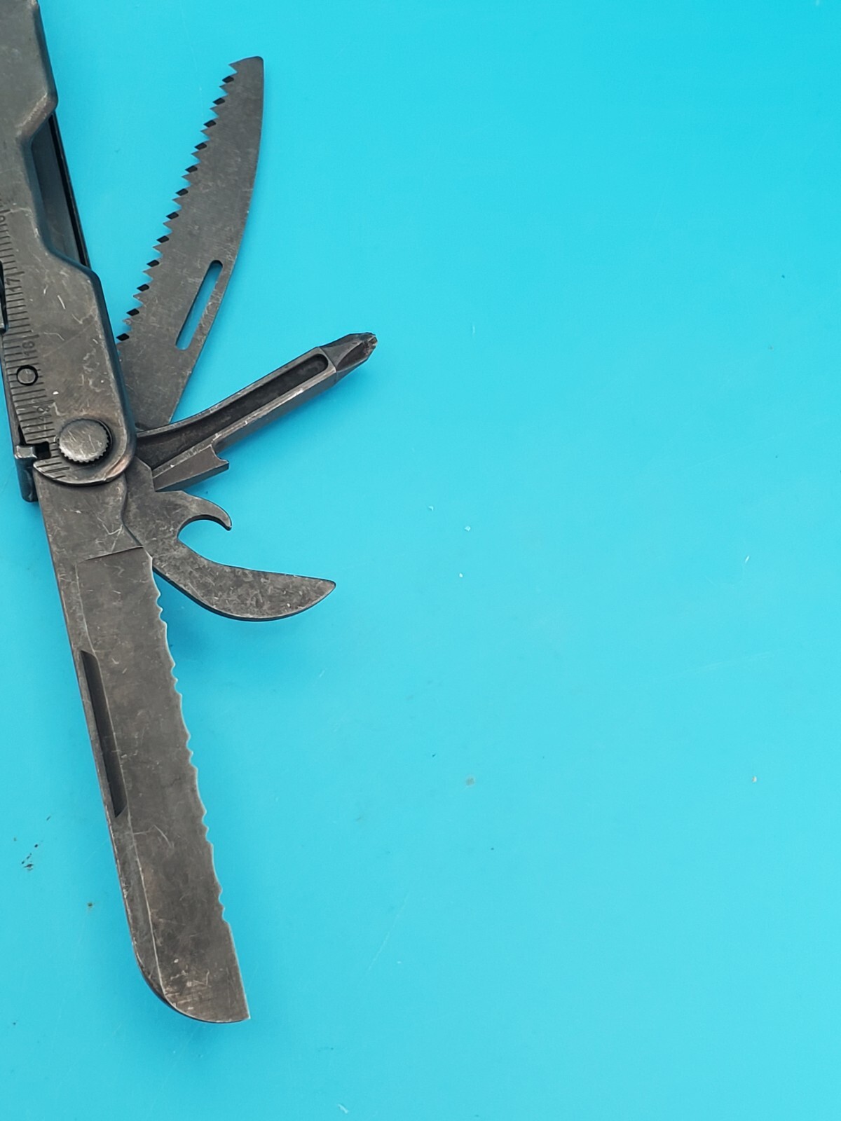Leatherman Rebar Multi-Tool! BLACK OXIDE! Puma on Handle!