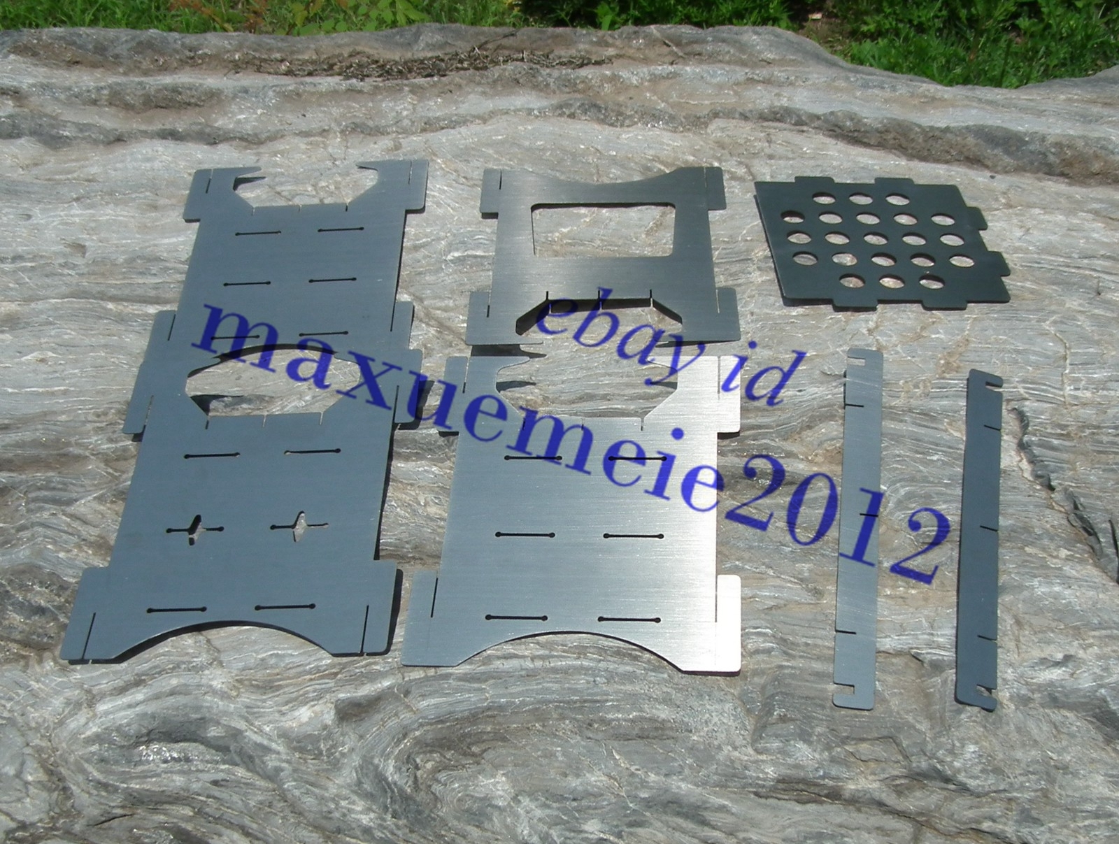 MY stainless alcohol stand wood stove windscreen outdoor picnic caming portable