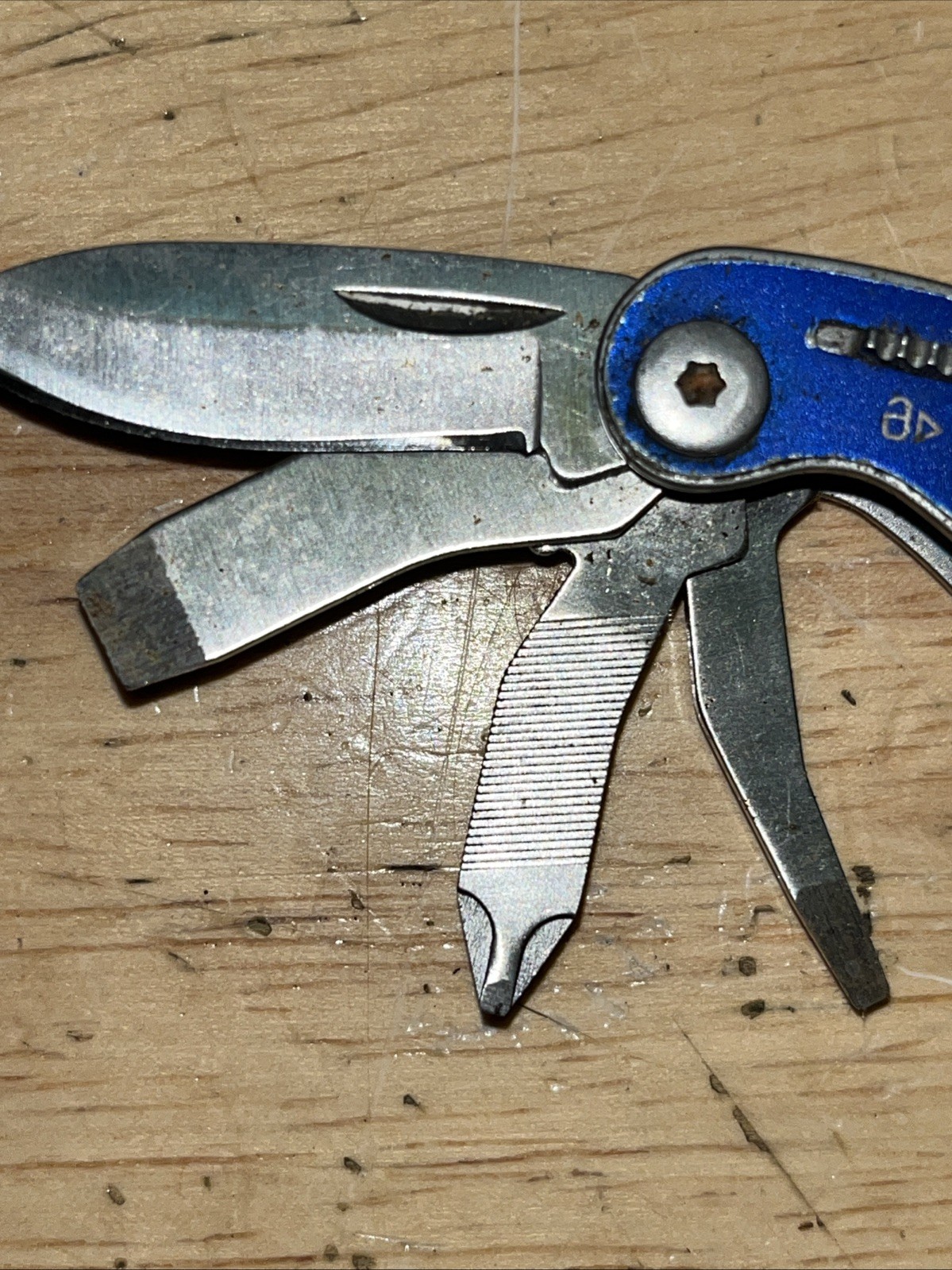 Gerber Curve Mini Multi-Tool, Blue/Silver, Knife Carabiner Bottle Opener