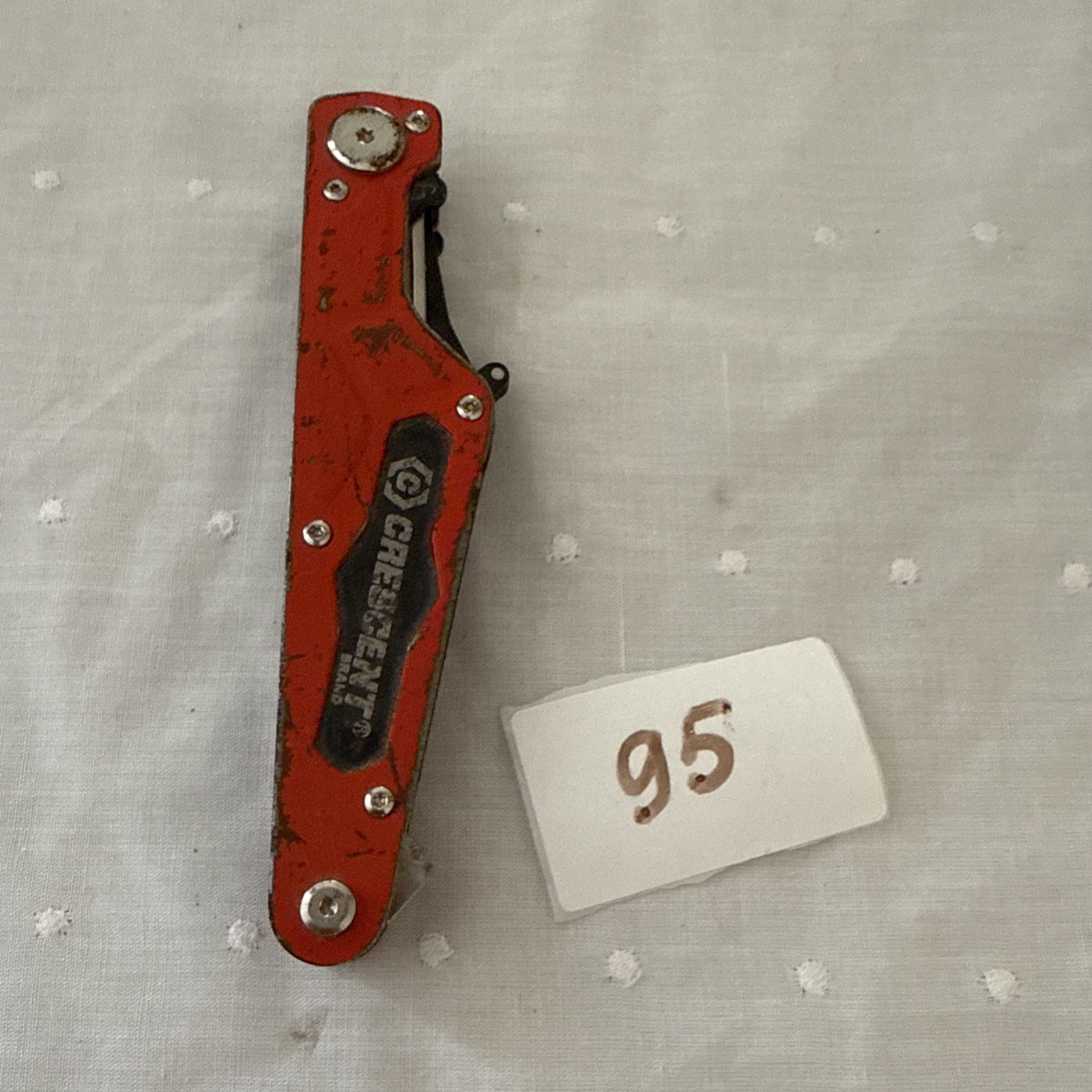 Crescent Folding Multi Tool Knife Wrench 3/8–5/8 9–16mm Red – Used
