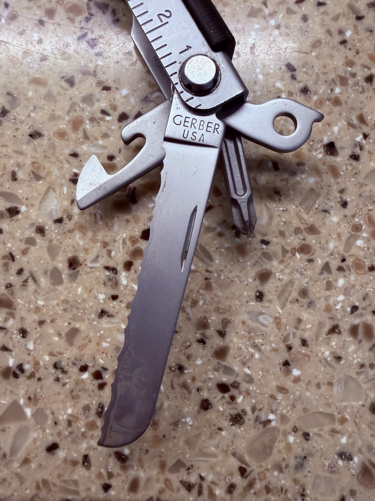 Gerber MP600 Multi Tool 14 tools Simonds USA Made Stainless Steel with Sheath