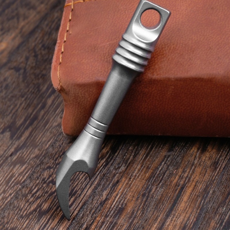 Premium Corrosion Resistant Keychain Prybar Tool With Double Functional Design