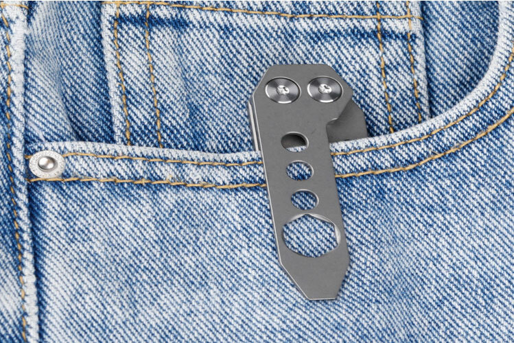 TC4 Titanium Alloy Pocket Pry Bar Pendant Crowbar Opener keychain Multi EDC Tool