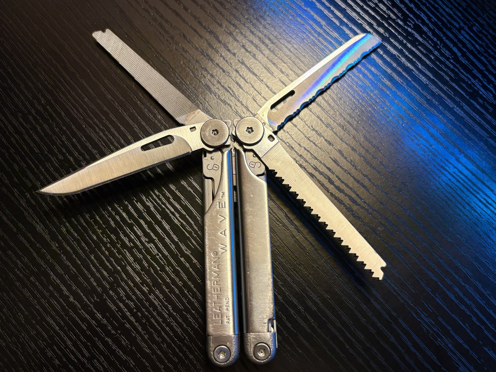 Leatherman Wave PAT PEND 1999 Early First Gen, Leather Sheath Vintage, Excellent