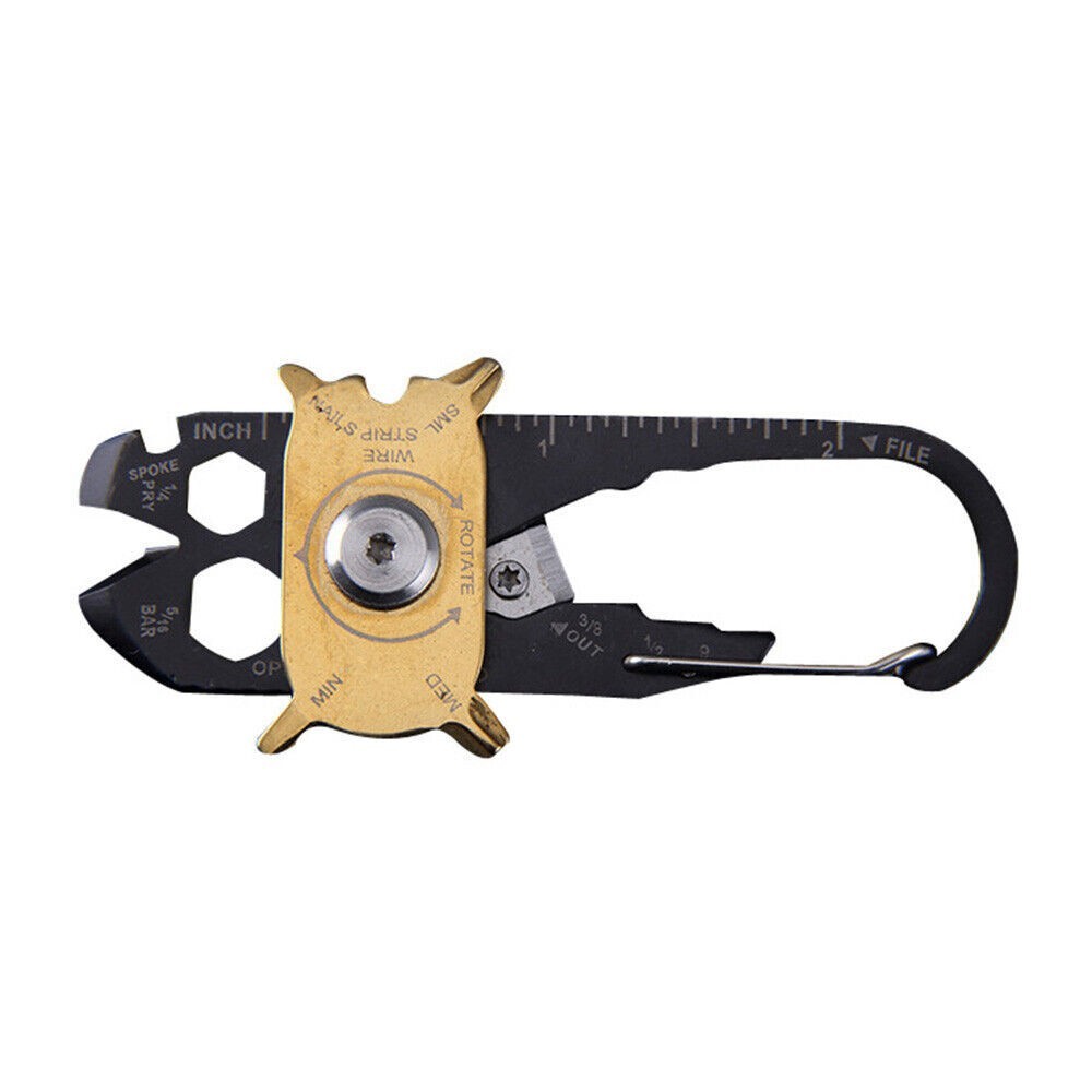 20 in1 Pocket Portable Gadget Mini Useful Utility Multi Tool Keychain EDC
