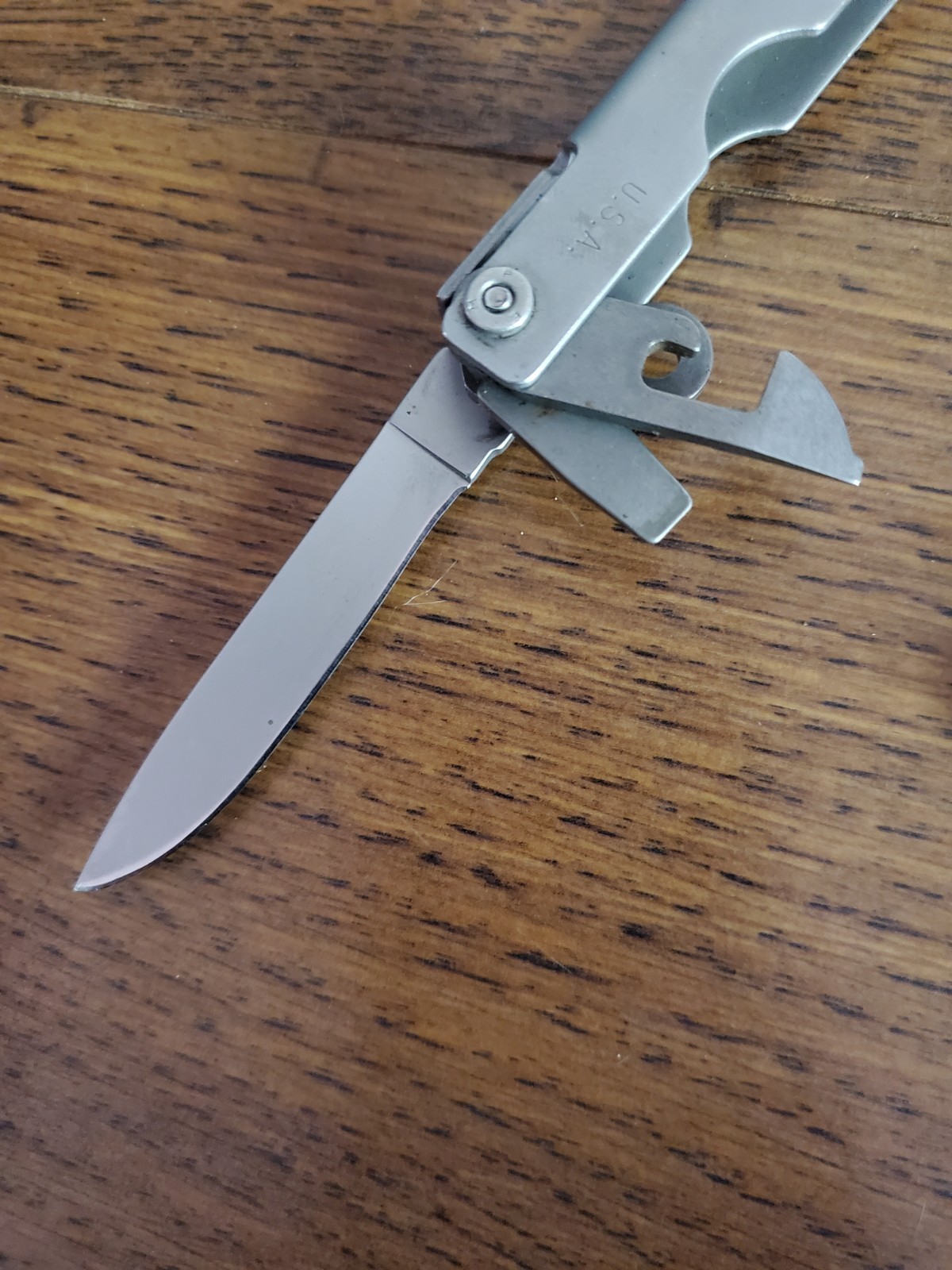 Gerber Multi Pocket Tool Vintage With Case Foldable Harley Davidson USA