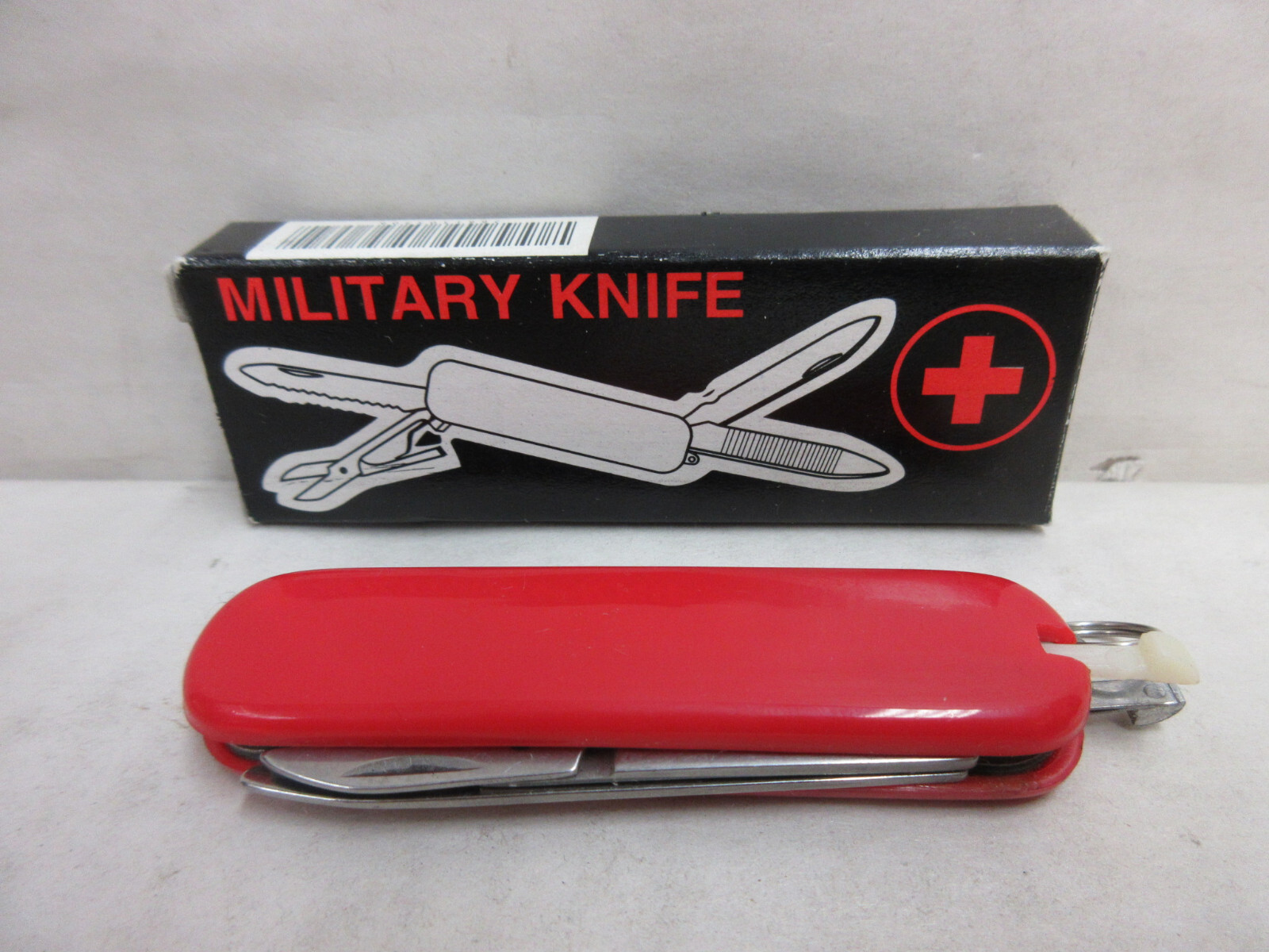 Multi Functional Military Knife Blades Nail File Scissor Tweezers Toothpick
