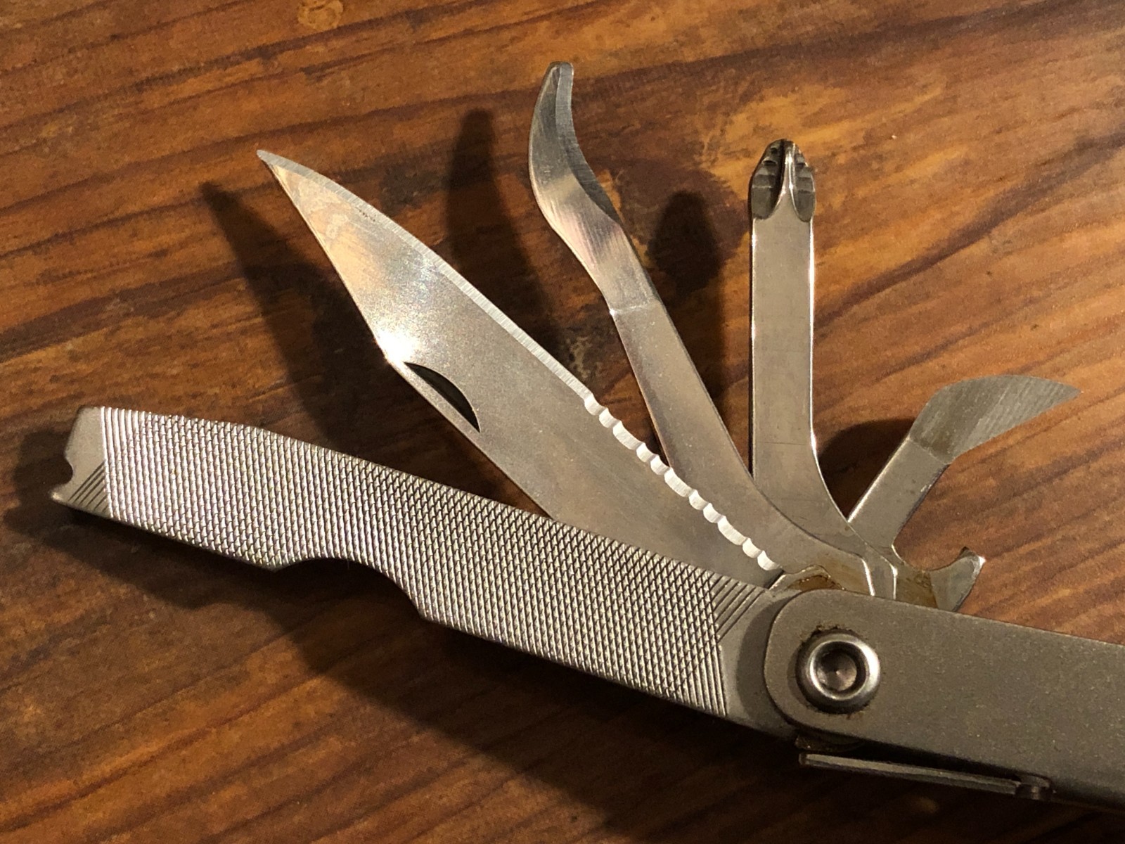Vintage 90s Schrade USA ST1L Tough Tool Folding Multi-Tool Pliers & Belt Pouch