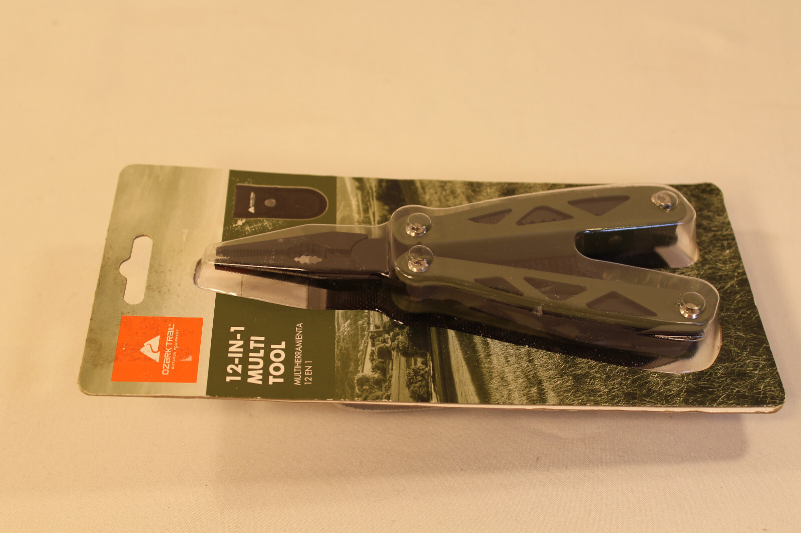 Camping Hiking Tool Ozark Trail 12 In 1 Multi tool knife Sheath Holster – Green