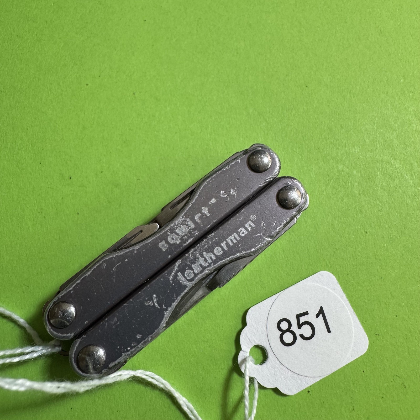 Leatherman Squirt S4 Multi-Tool Scissor Pocket Knife EDC Grey Stainless #851