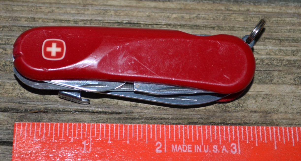 Wenger Delemont Evo S13 Swiss Army 85mm Red Multi-tool Knife Retired — Great