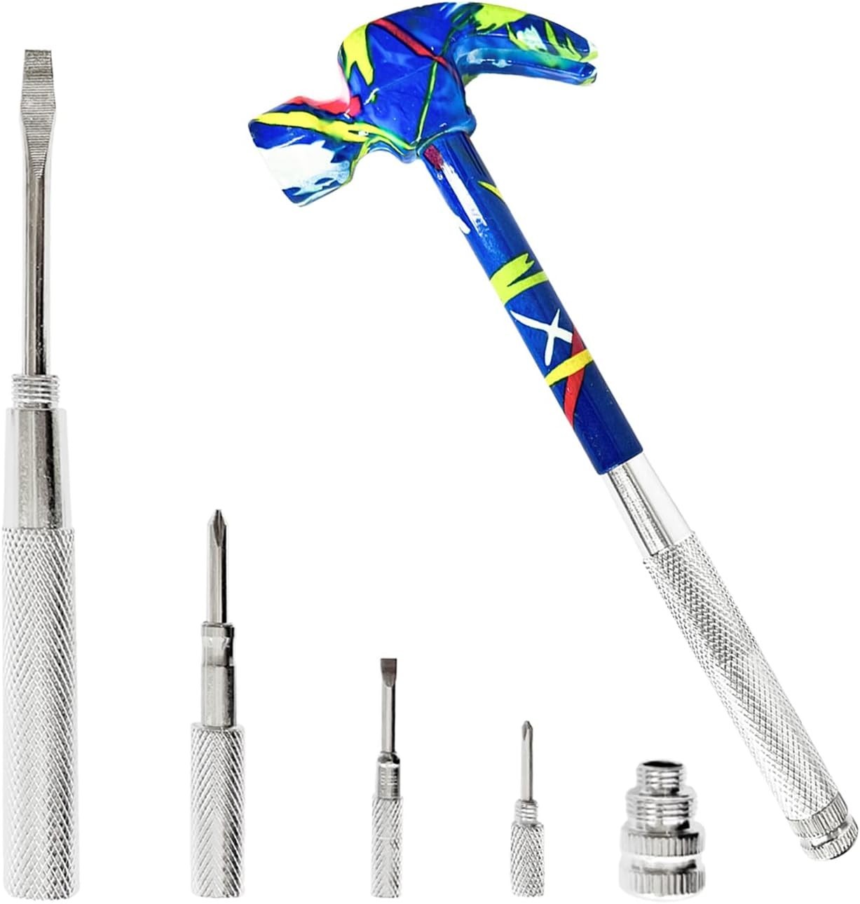 Multifunctional 6 in 1 Floral Hammer and Screwdriver Tool – Multitool Hammer …