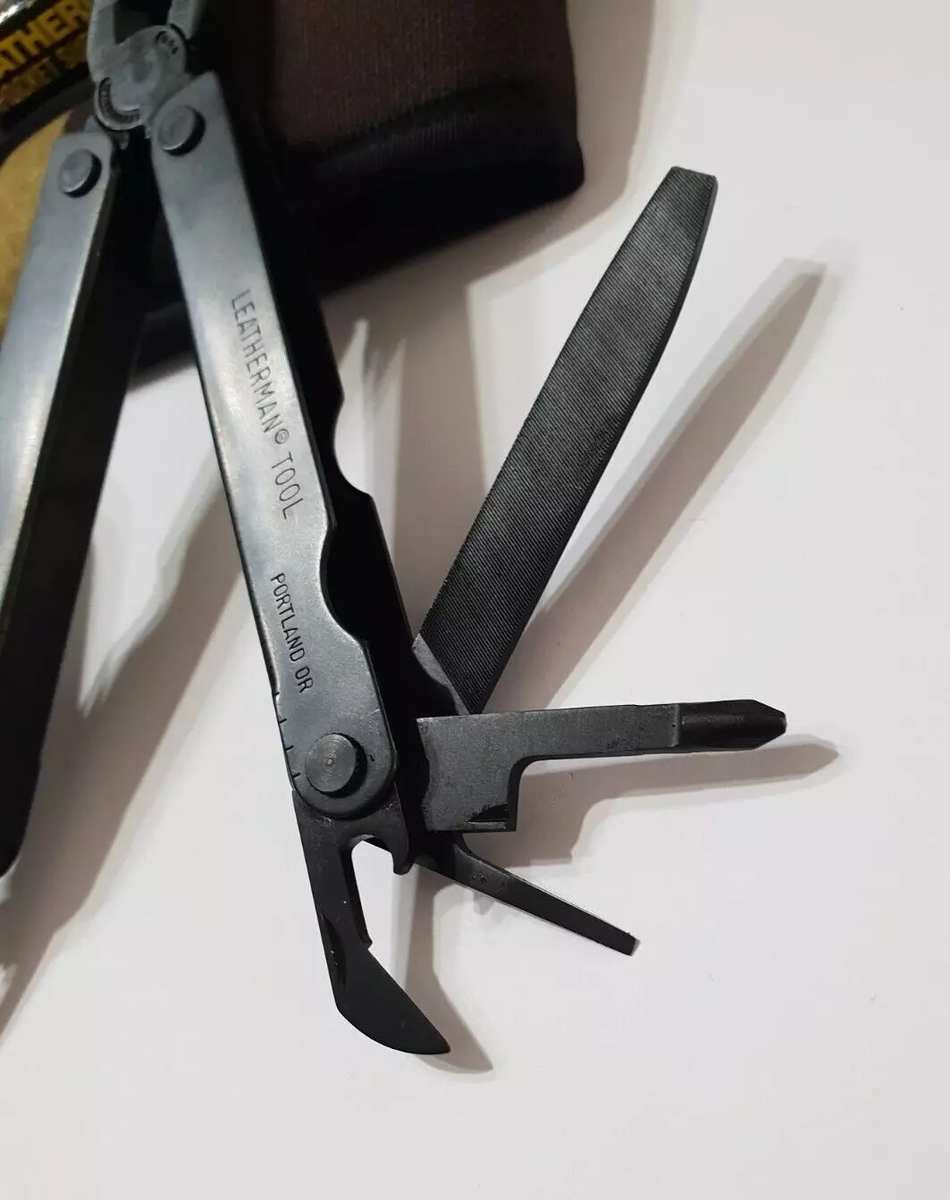 🔥 Leatherman PST Black Rare Camo Sheath Retired Multi Tool Collectable