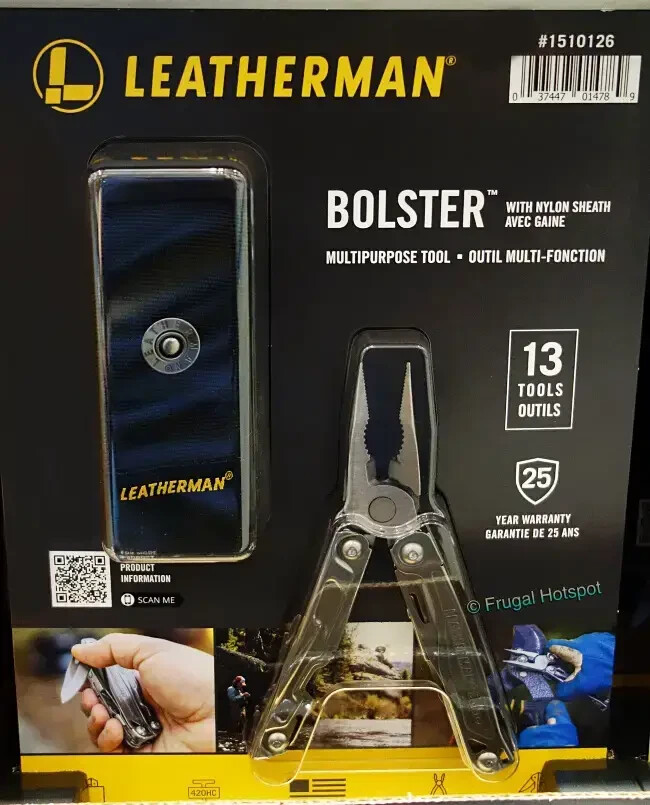 NEW Leatherman Bolster Multipurpose Tool with Nylon Sheath