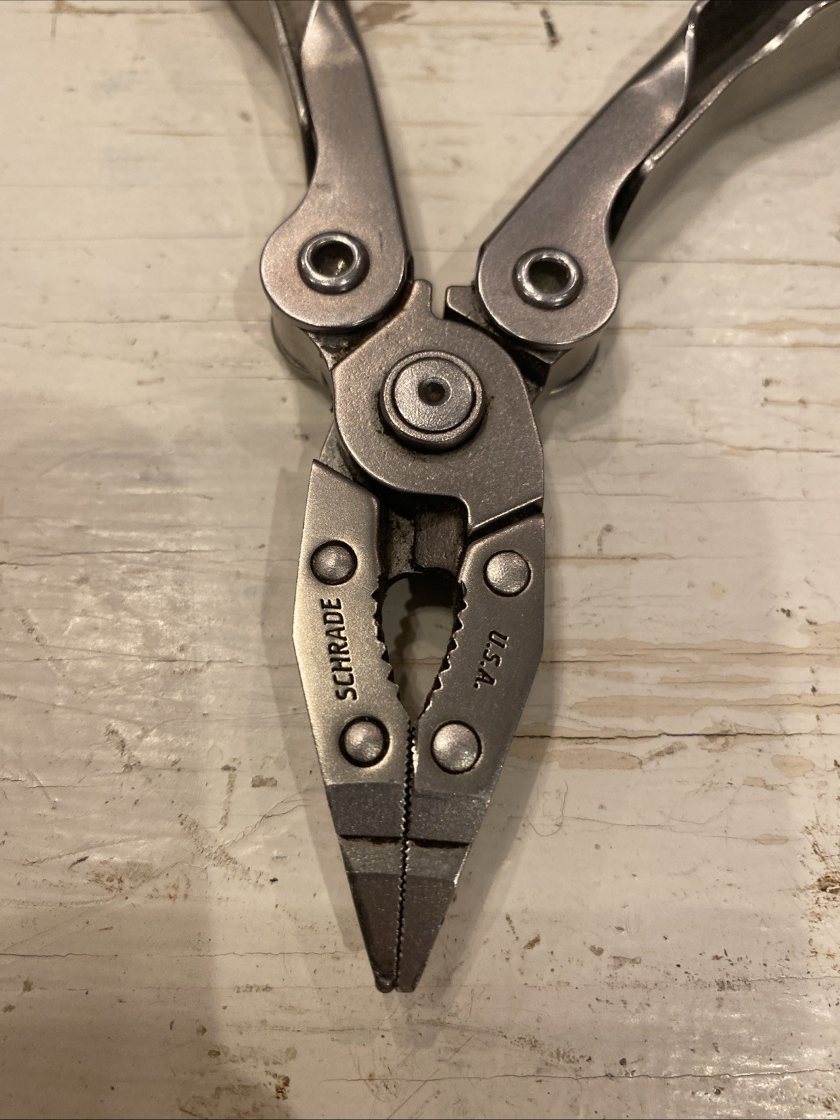 Vintage Schrade Tough Multi-Tool USA Knife Butterfly Pat Pend READ