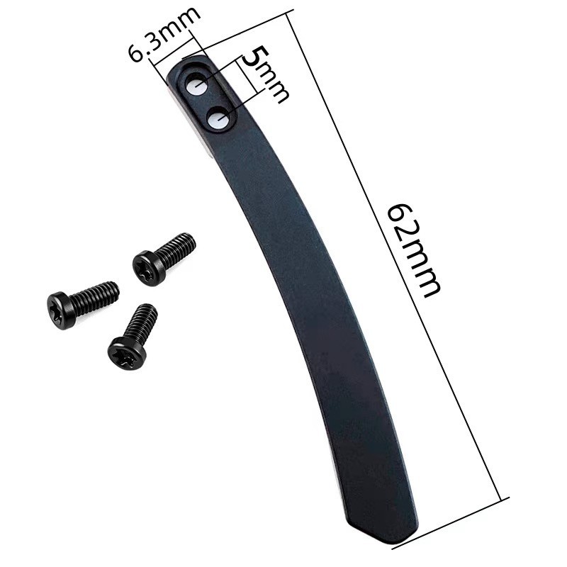 Titanium CNC Pocket Clip for Folding Knife EDC DIY Replacement Part