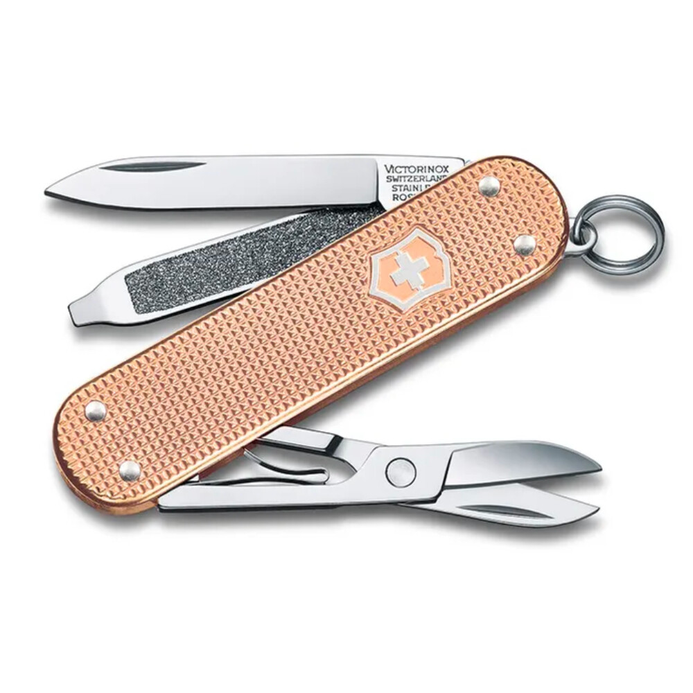 New Victorinox Classic SD Alox FRESH PEACH Swiss Army Pocket Knife Blade