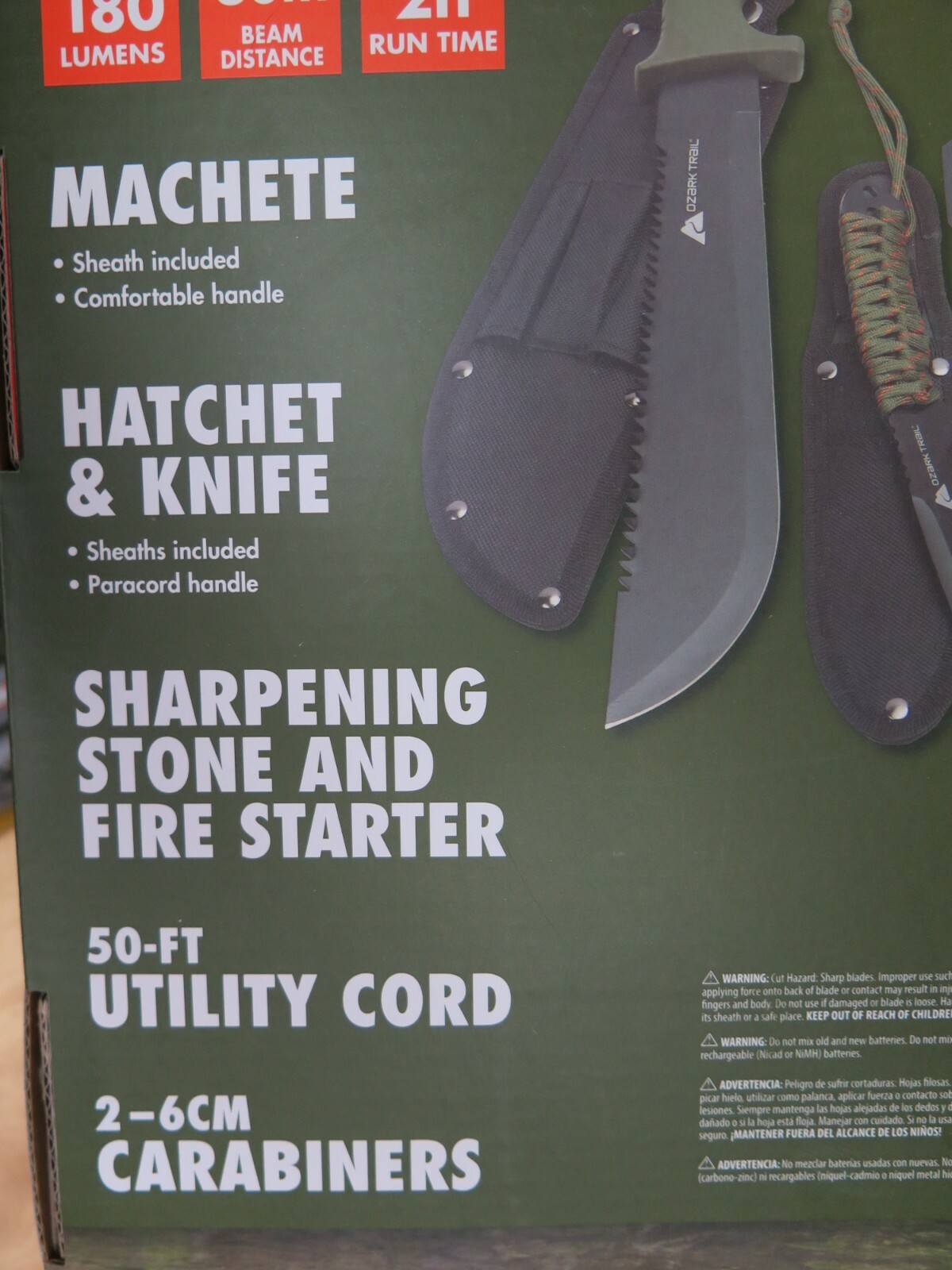 ✅ OZARK TRAIL 12 – PIECE CAMPING TOOL SET – GREEN – NEW HUNTING SURVIVAL