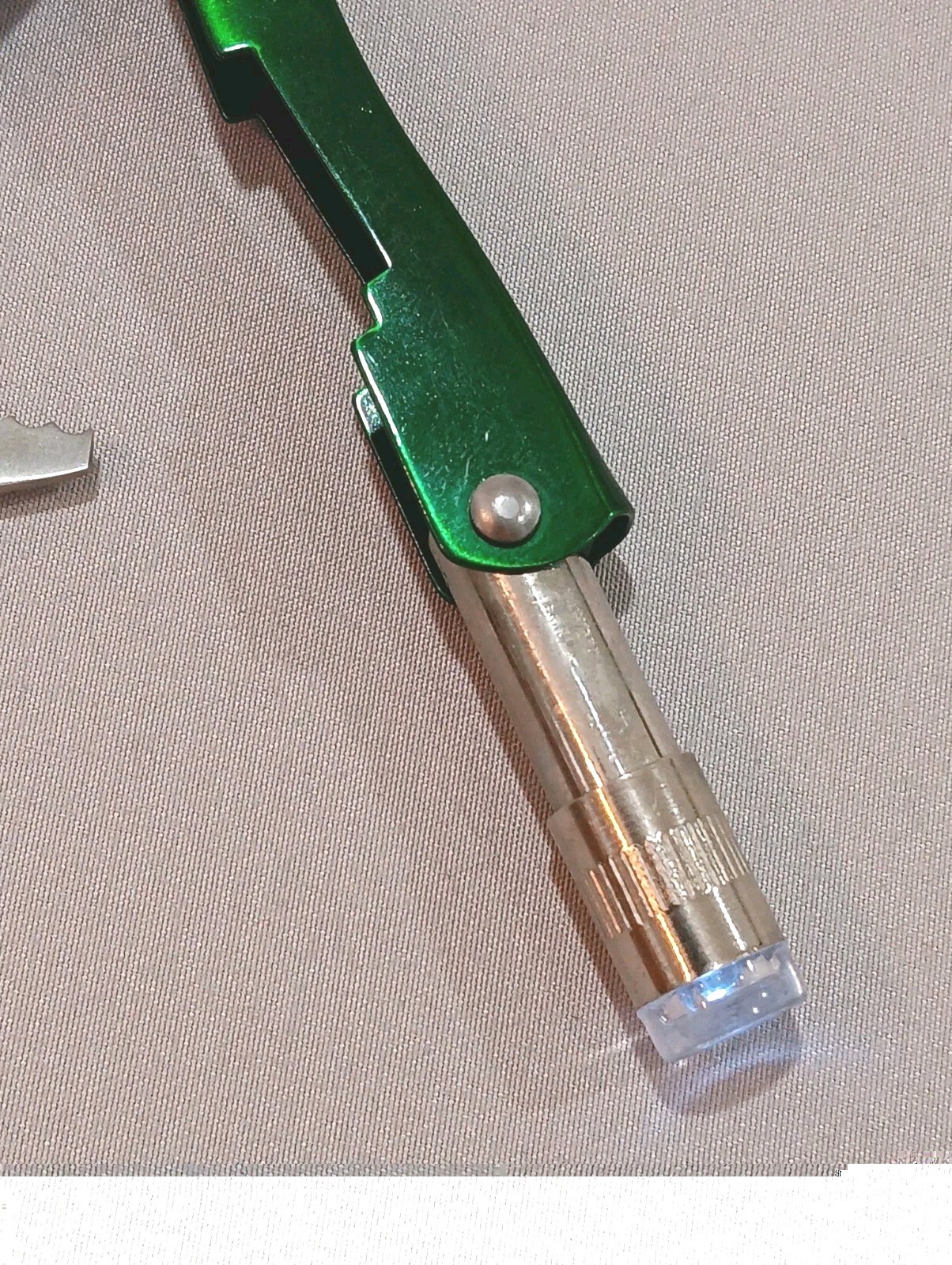 Cabela’s Mini Multi-Tool Pocket Knife Green Keychain With LED Light Multi Tool
