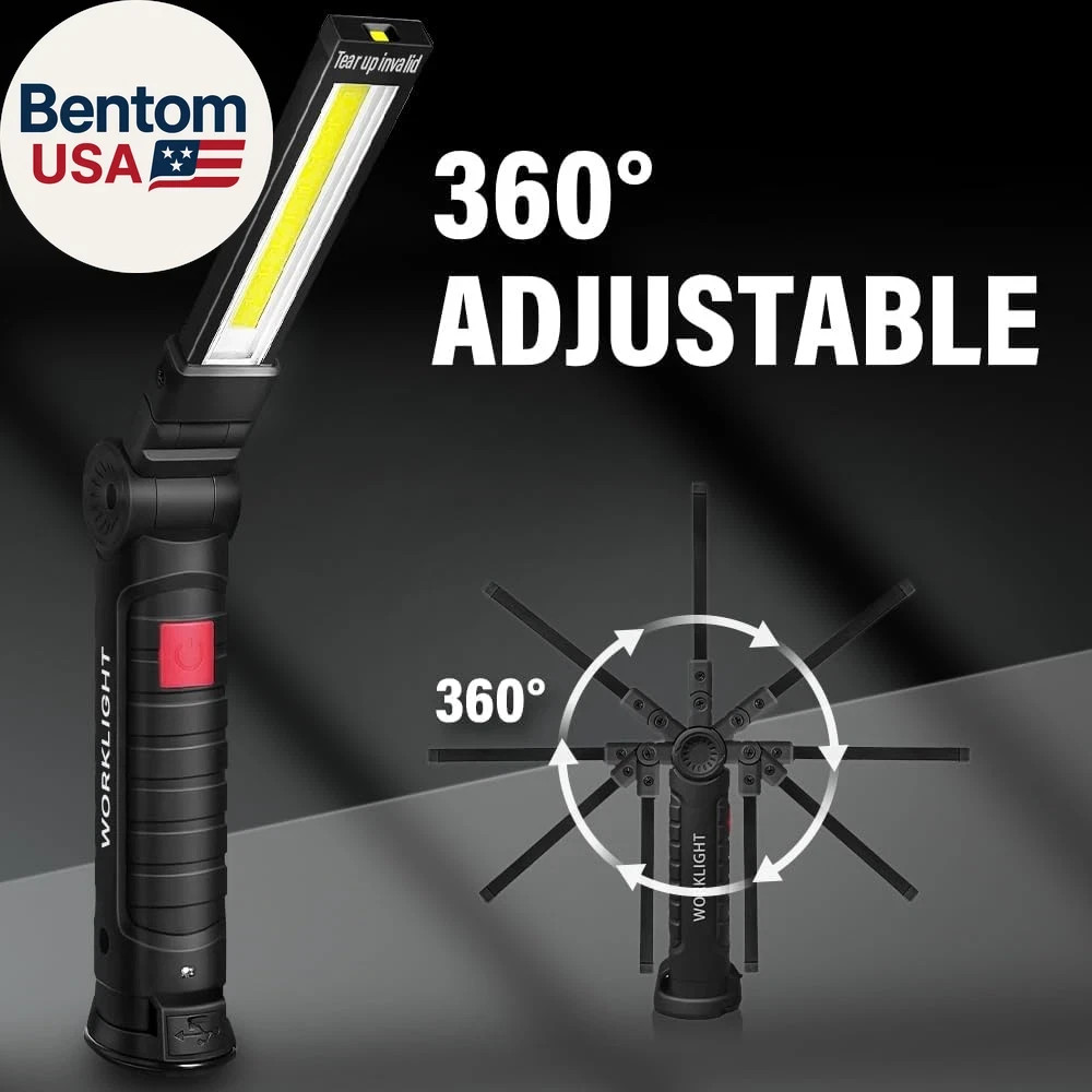 Tool Fathers Day Dad Gifts for Men Him Husband, LED Rechargeable Work Light for