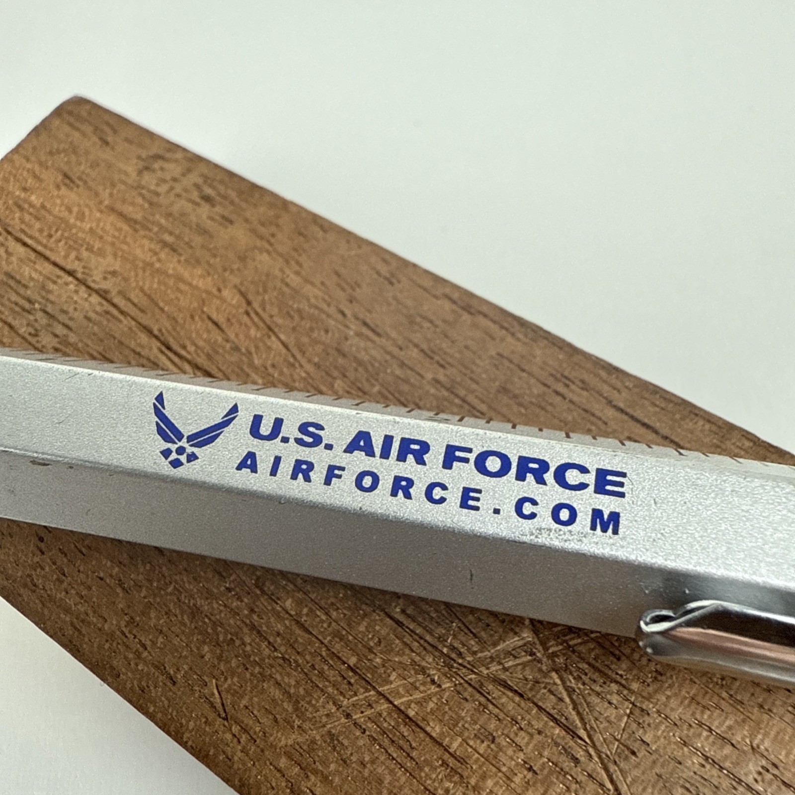 U S Air Force Tooling Pen Multi-Purpose Tool Silver Color Pen Screwdriver