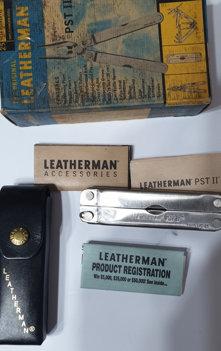 🔥 Leatherman PST II Stainless Multi-Tool New in Box Rare Retired Collectable