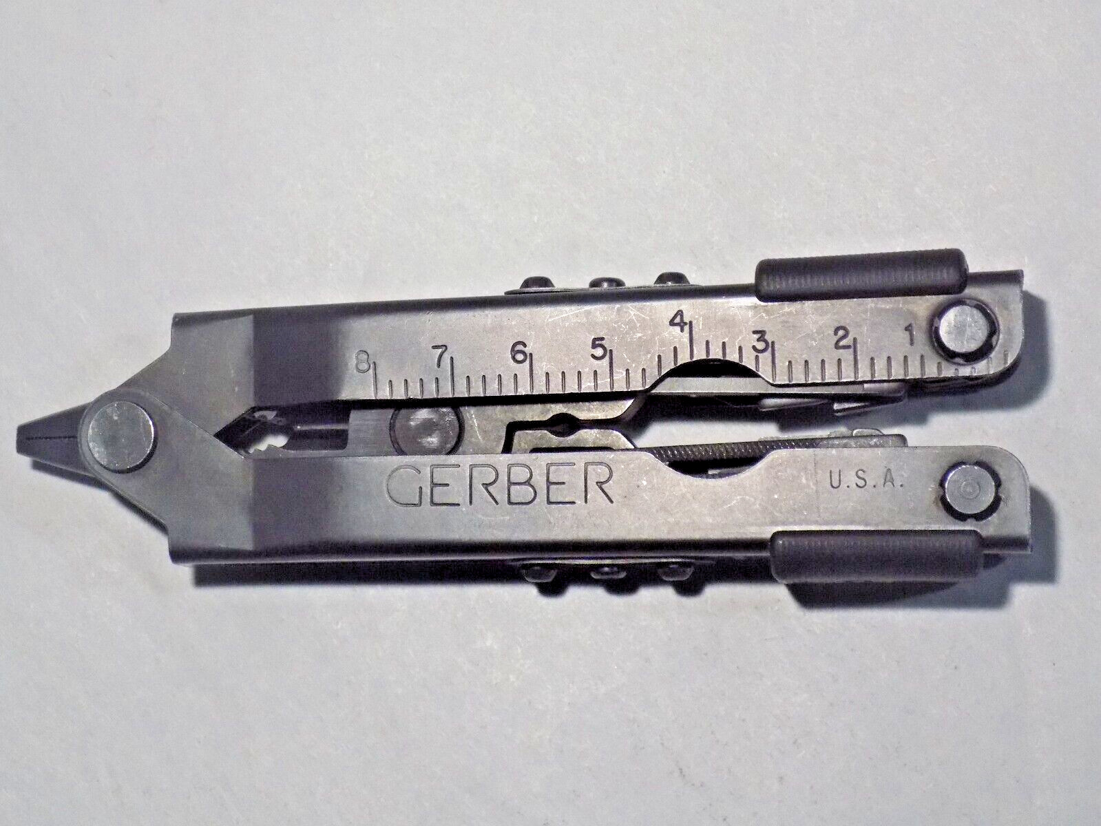 Nice Gerber USA 07400 Needlenose Multi-Tool -Black-9 Tools + Rule