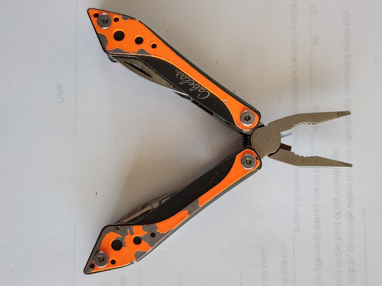 2 Cabelas Small Multi-Tool / Orange, Black