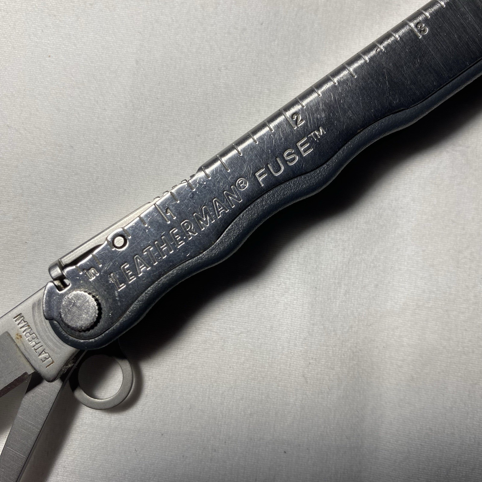 Leatherman Fuse Stainless Steel Folding Multi-Tool, Utility, Chips/Cracks