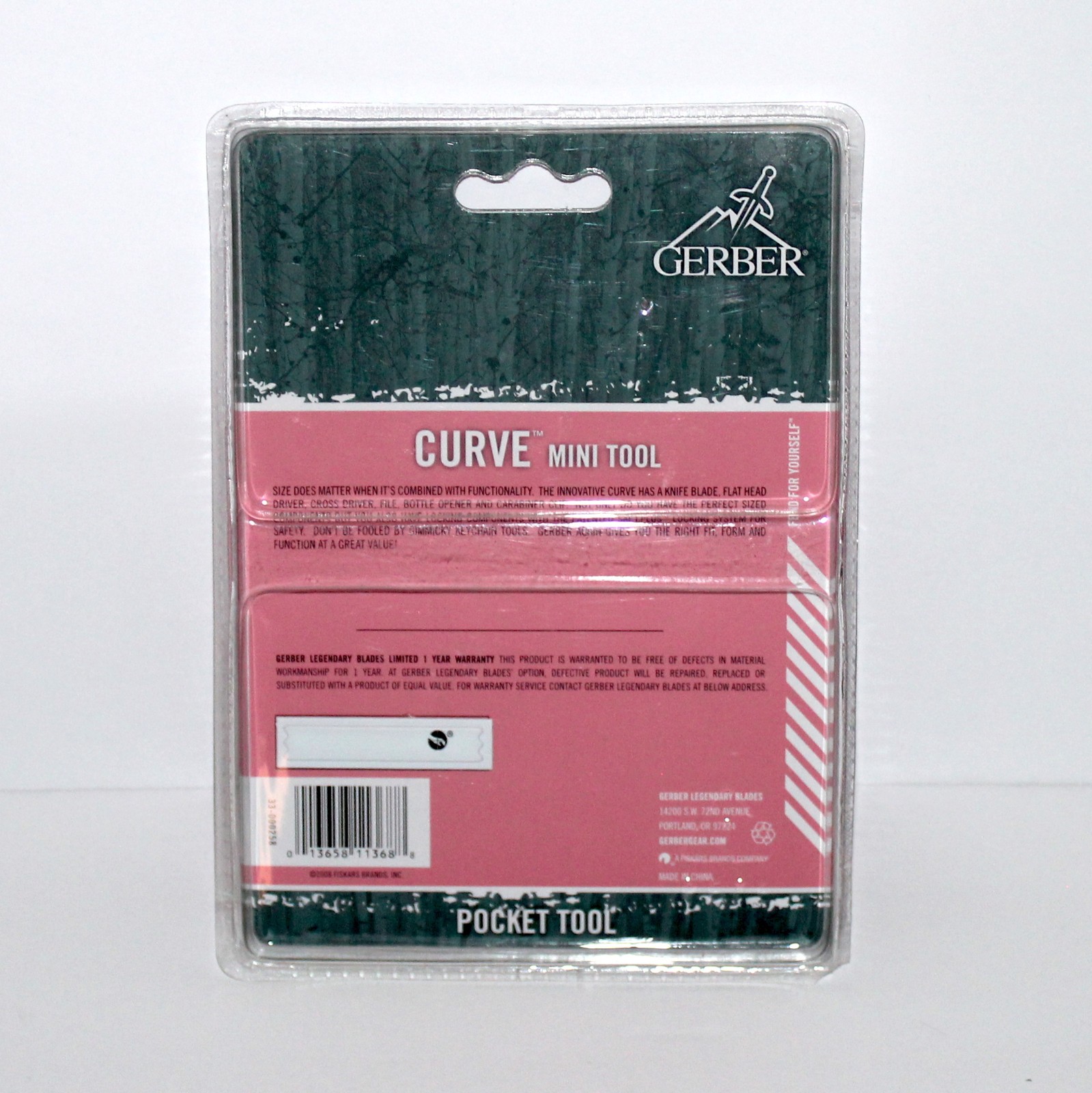 Gerber Curve Mini Tool Pink 6-in-1 pocket knife Keychain NEW Sealed
