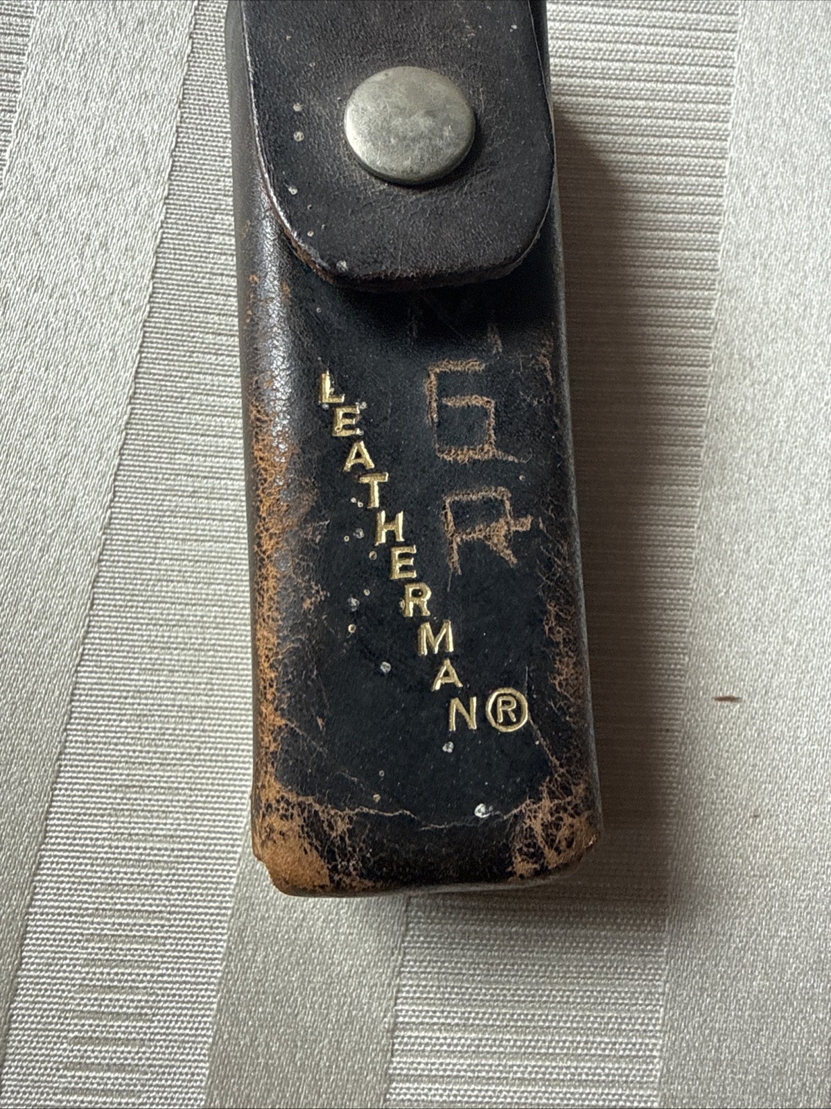 Vintage Leatherman Multi Tool Leather Case Only – NO TOOL !! Used!! View!!