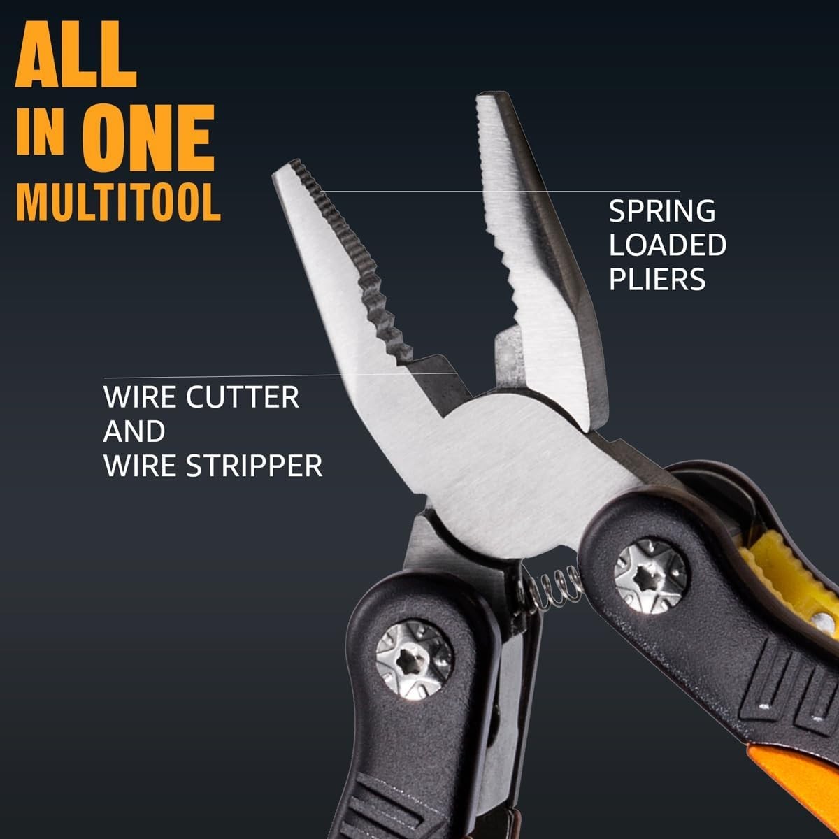 High-Quality Mini 12-in-1 Multitool Knife with Nylon Sheath – For All Activities