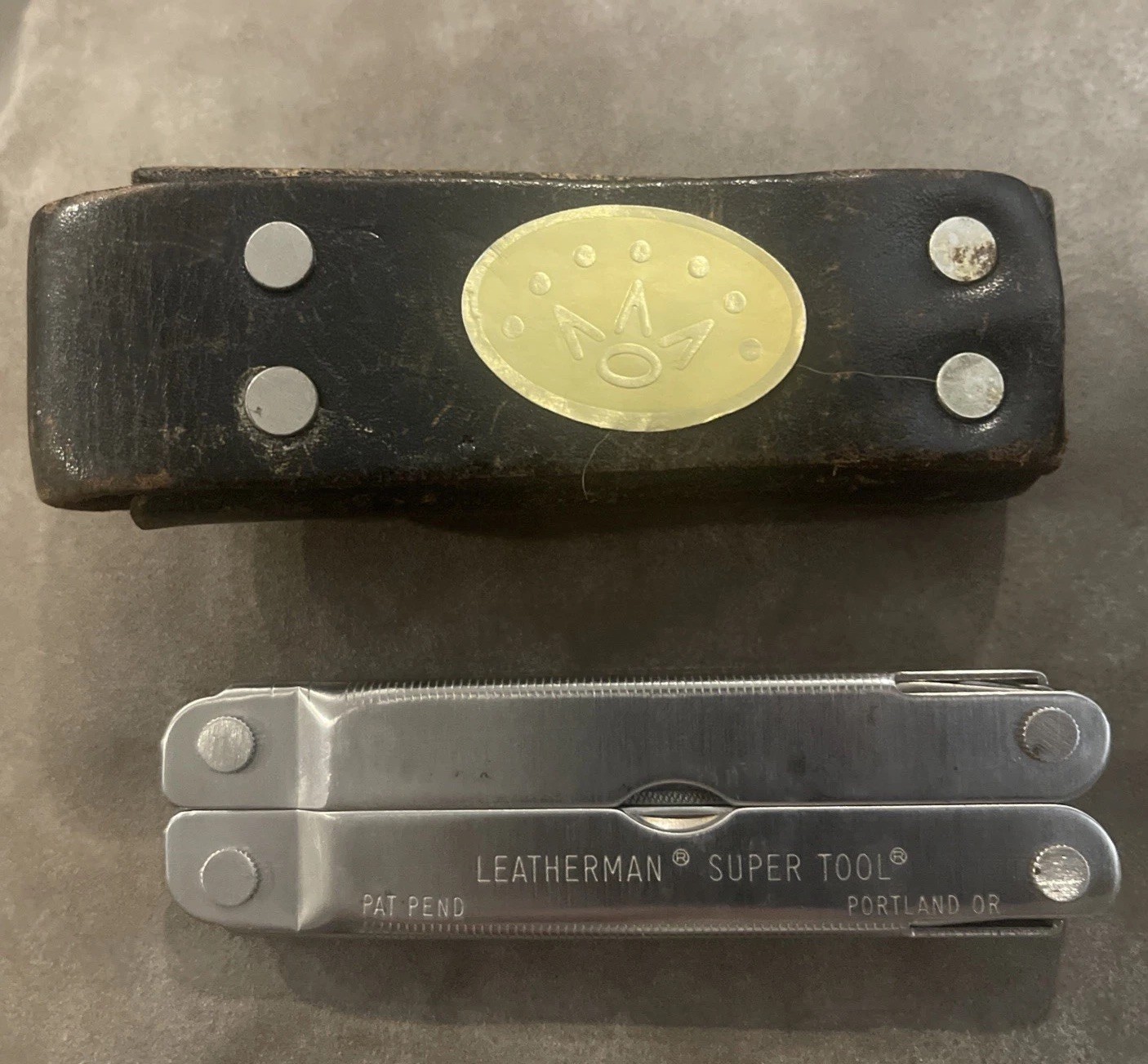 Original Leatherman Super Tool Portland USA Pat Pending / Sheath Great Condition