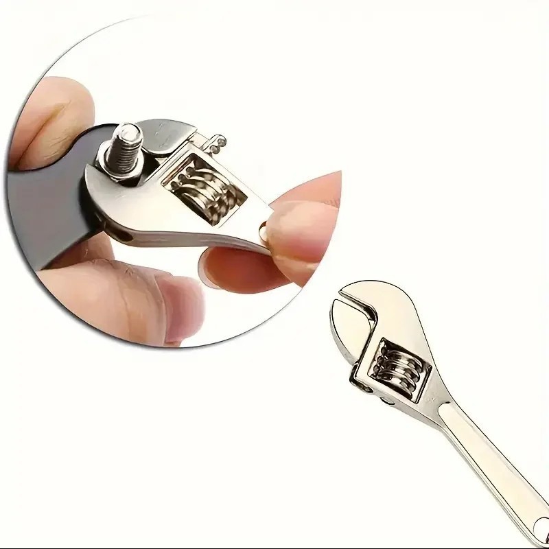 Mini Keychain Screwdriver Set Adjustable Metal Pocket EDC Camping Tool
