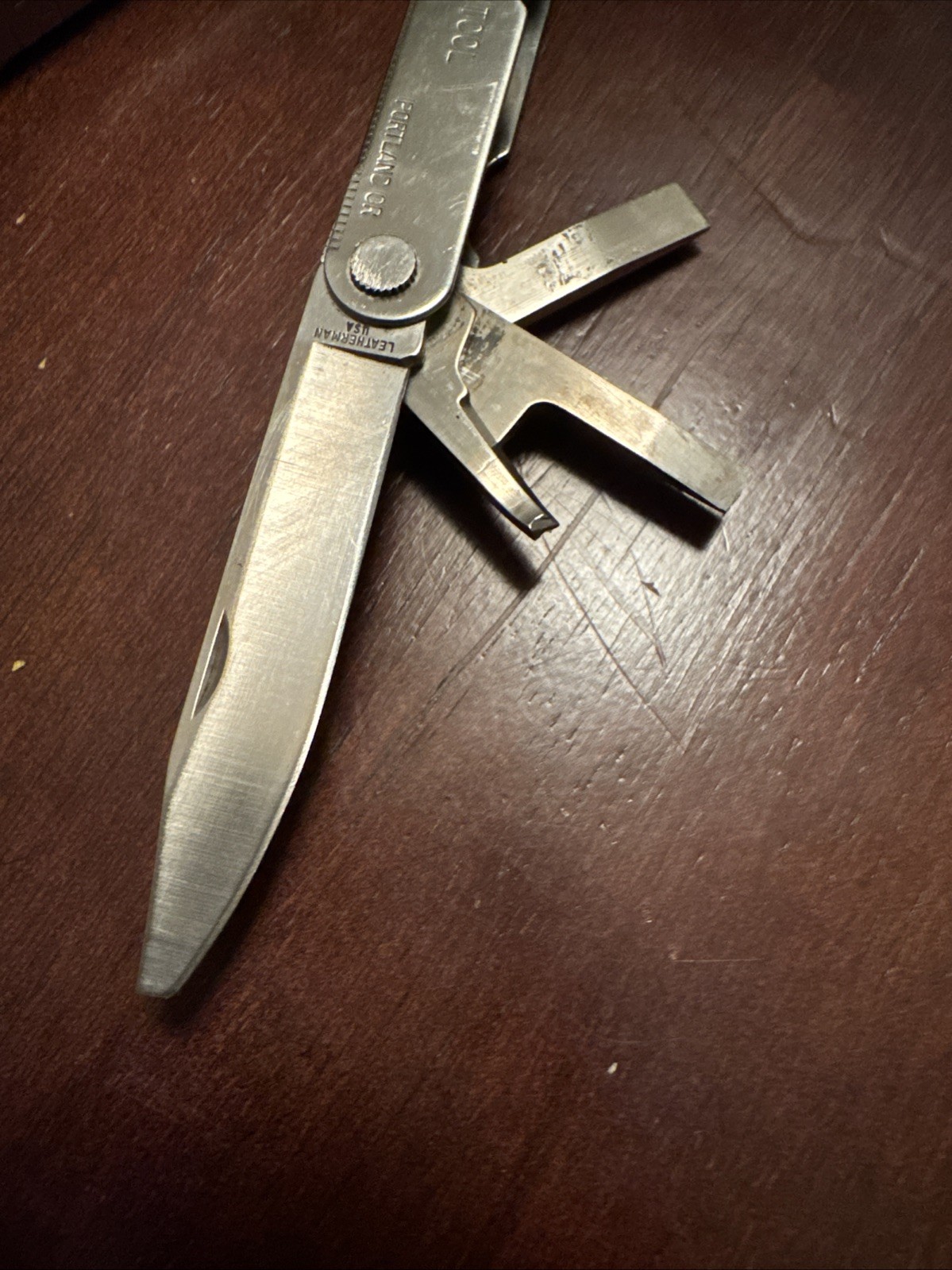 Vintage LEATHERMAN TOOL Portland OR 1994 US REG TM 1325473 No Sheath As Pictured