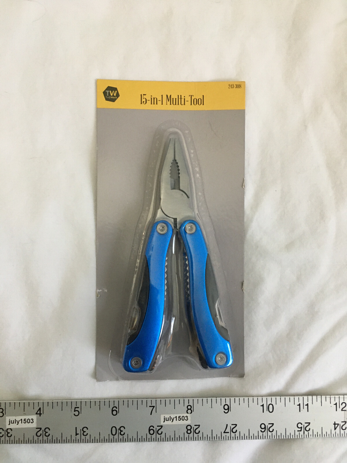 NEW Tuff Work 15-in-1 Multi-Tool — Knife, Pliers, Wire Cutter/Stripper & More!