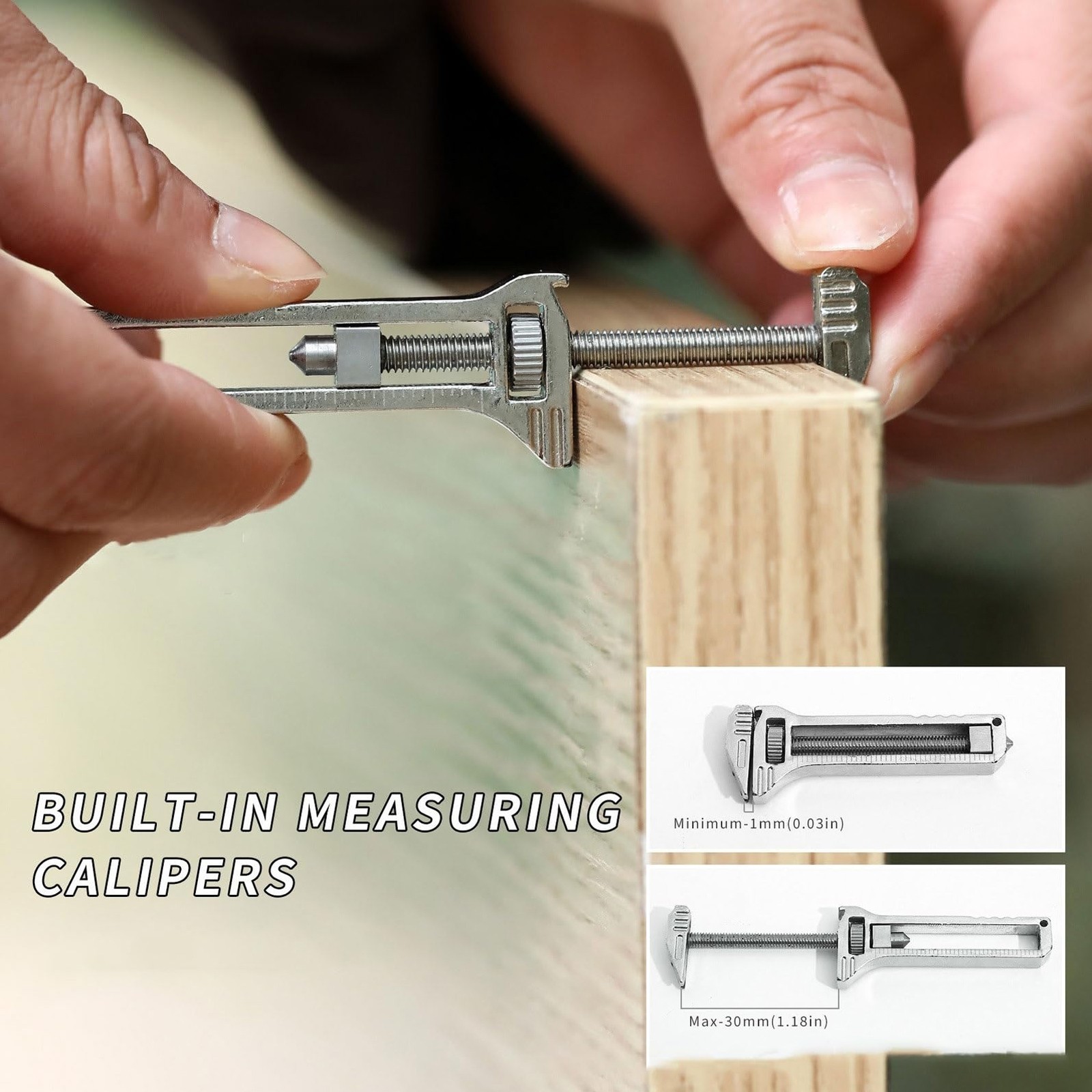 2 For Sale Mini Multi-Wrench Compact Titanium Multi-Tool Multi-Function~Silvery~
