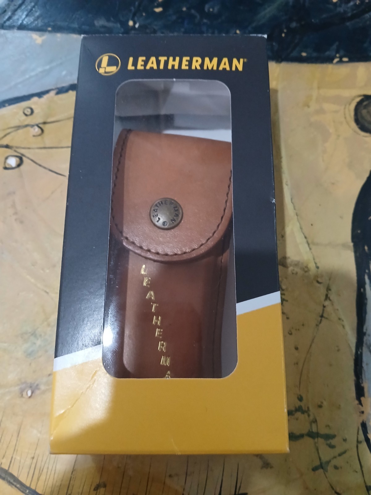 Unused Leatherman Skeletool Multitool- W/ Genuine Brown Leather Sheath USA Boxed