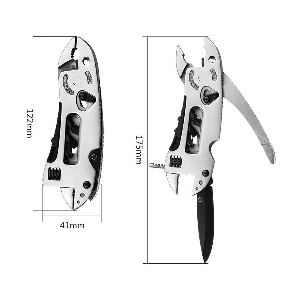 Folding Multi tool Knife Multipurpose Outdoor Pocket Pliers Multitool Camping