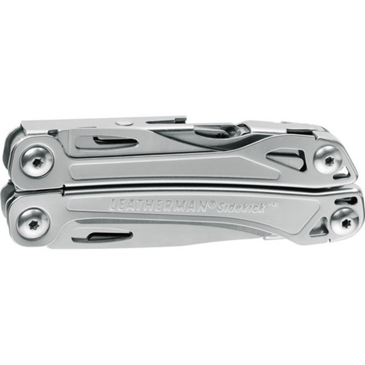 Leatherman Sidekick 14 Tool Multi Tool With Sheath & Carabiner, Stainless Steel