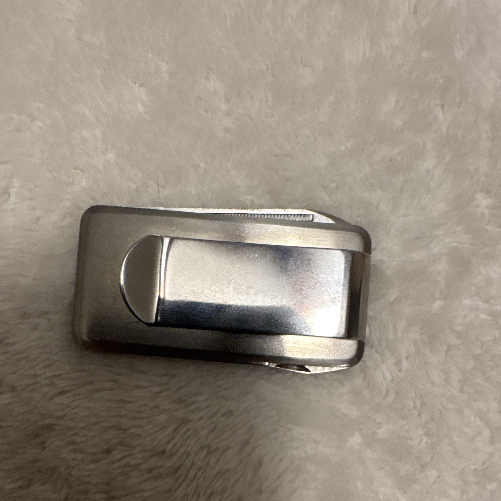 Money Clip Winchester 3-in-1 Folding MultiTool Knife Scissors File Silver