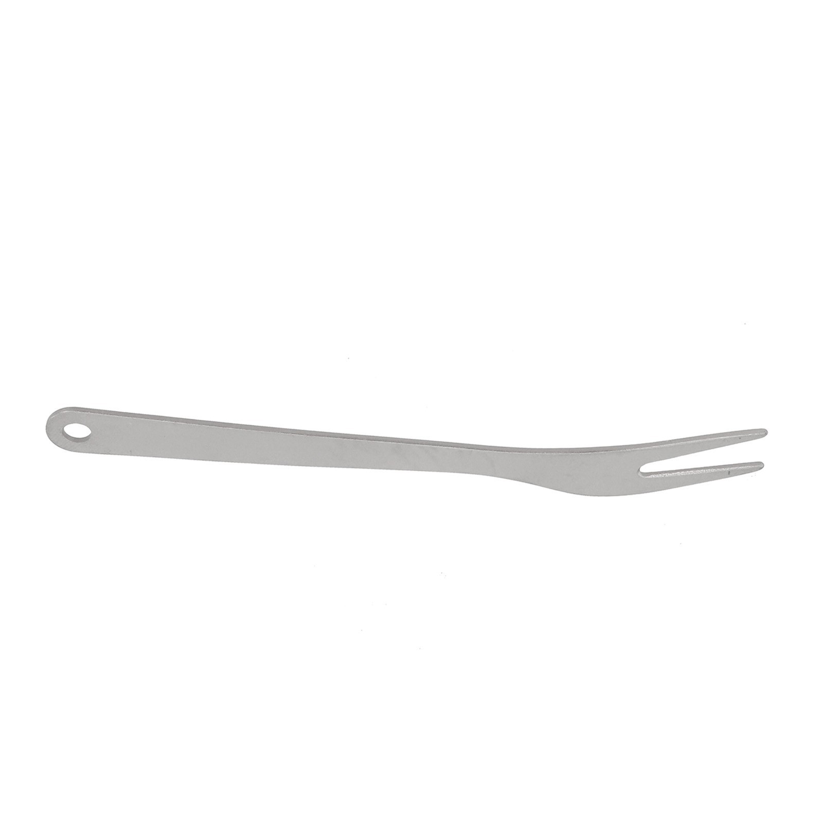 Tiartisan Pure Titanium Fork 92 x 9 x 1.3 mm for Fruit and Dessert Use