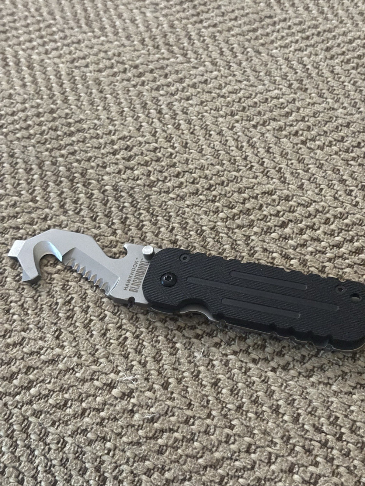 BLACKHAWK HAWKHOOK Compact Survival Multi-tool Military Friendly Camping Car New