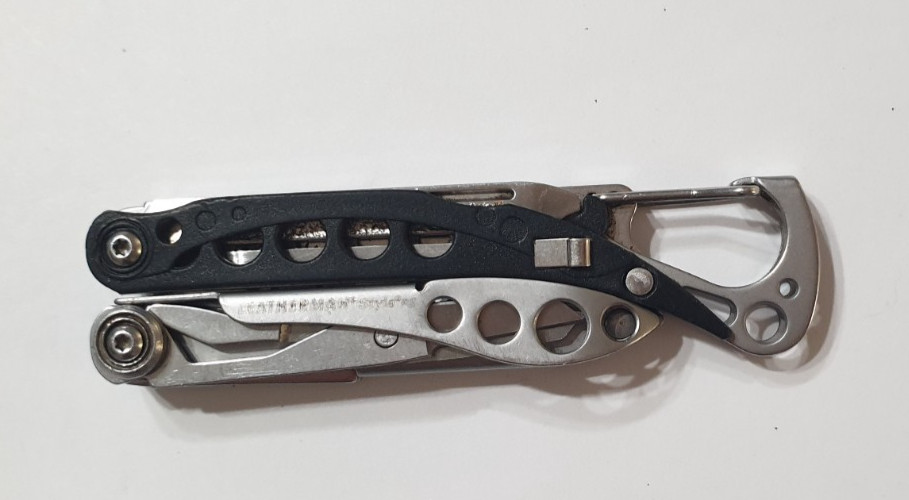 🔥🔥 Leatherman Style PS Retired Used MultiTool Collectable Keychain TSA Rare
