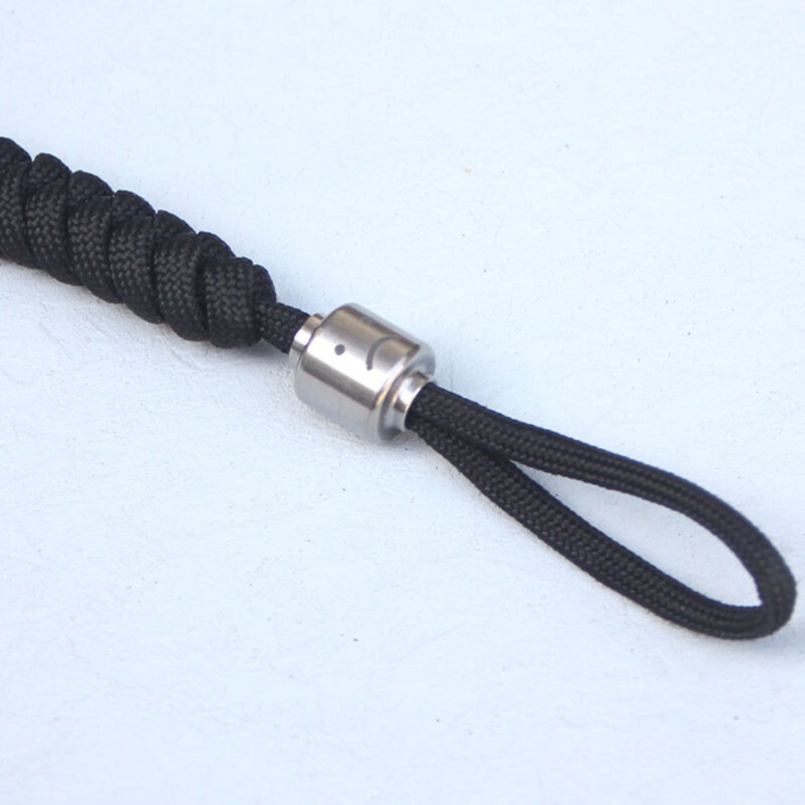 TC4 Titanium Alloy Parachute Cord Bead Keychain Pendant Lanyard DIY EDC Tool
