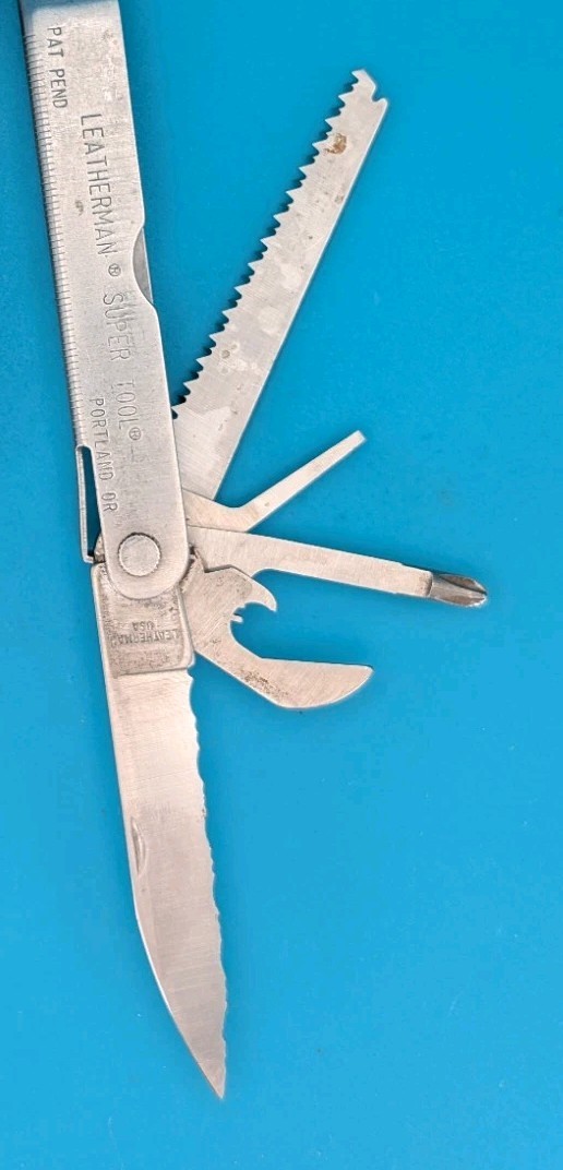 LEATHERMAN Super TOOL Multi Function Tool PLIERS, Stainless! 11/97 DATE