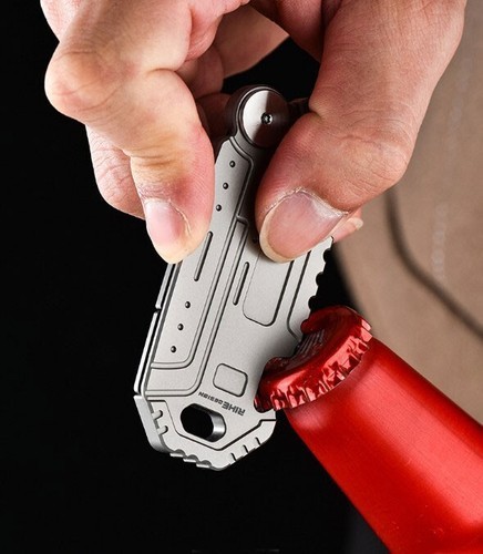 EDC Portable Multi Tool Card Bottle Opener Handy Ruler Outdoor Daily Use Tool