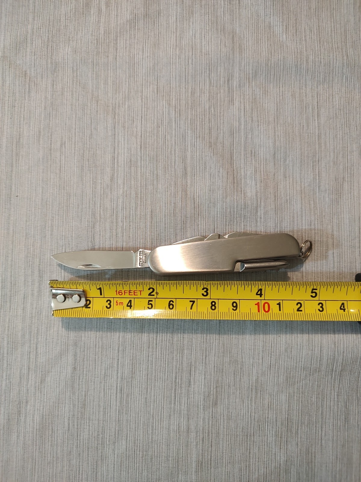 Multi Tool Pocket Knife Stainless China Seven Tools Keychain OBO