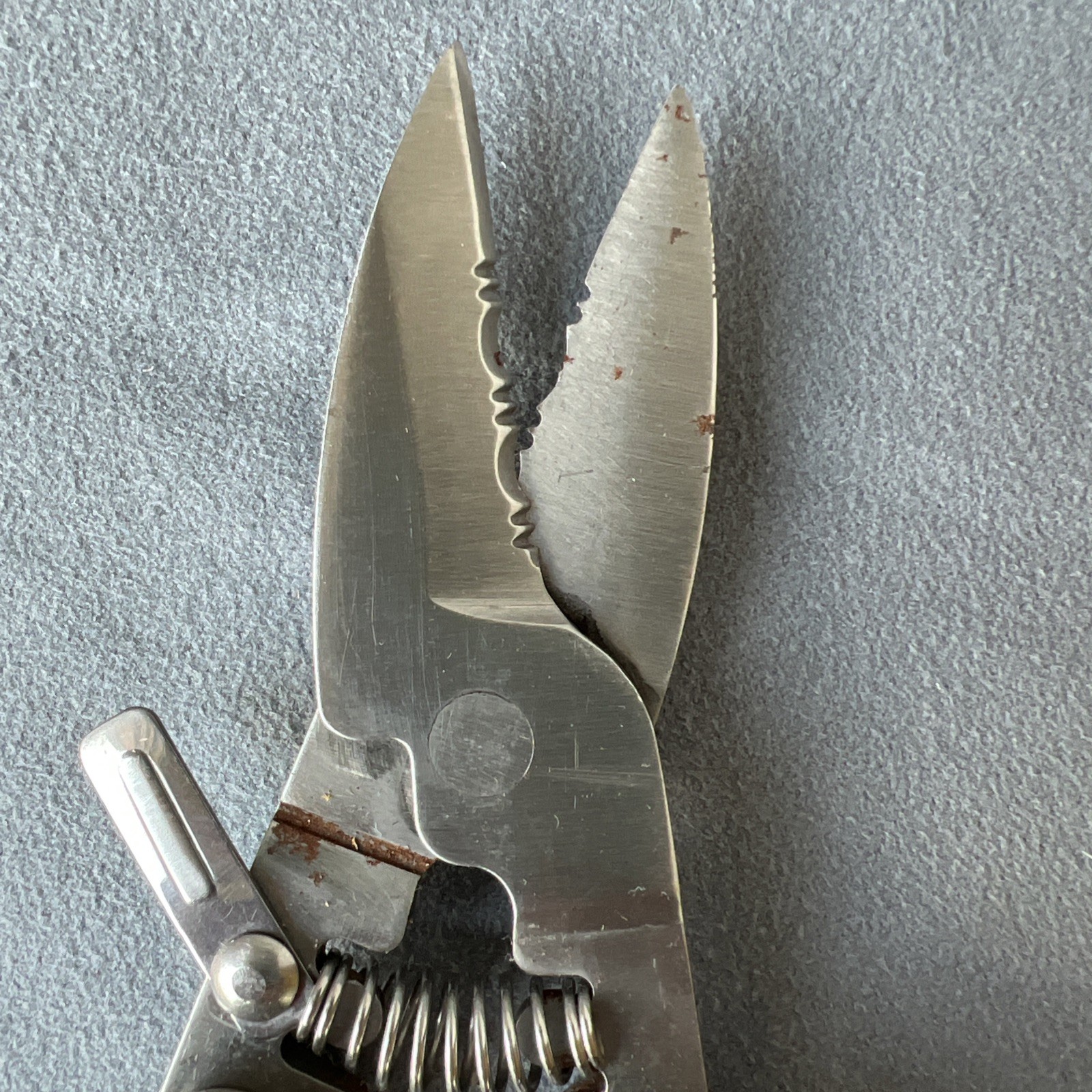 Set of 3 Husky Stainless Steel Multitool (Multi Tool) Knife Folding Pliers.
