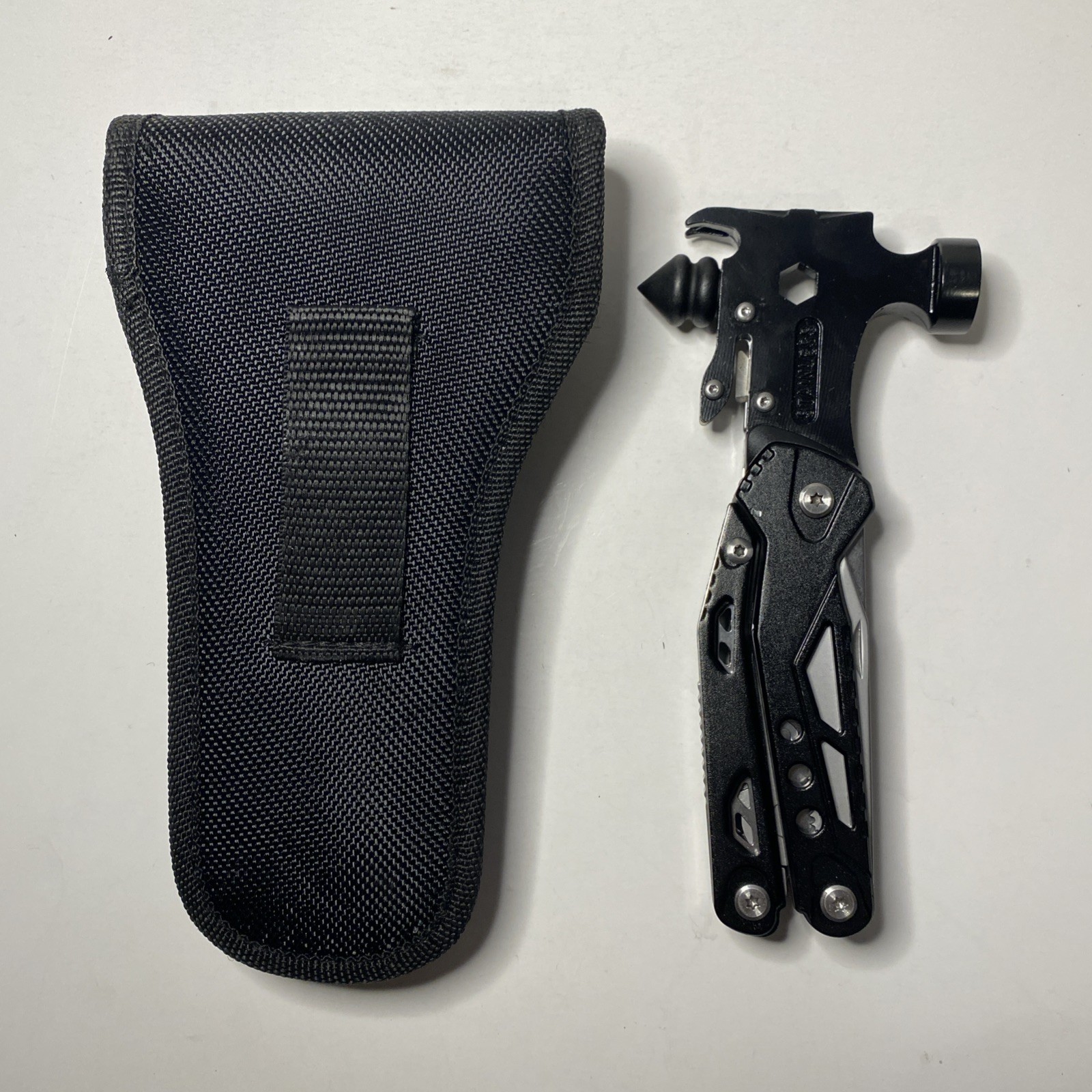 Rush Deer Hammer Multitool Folding Tool w/ Nylon Sheath